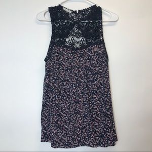 Maurices Lace & Floral Tank Top
